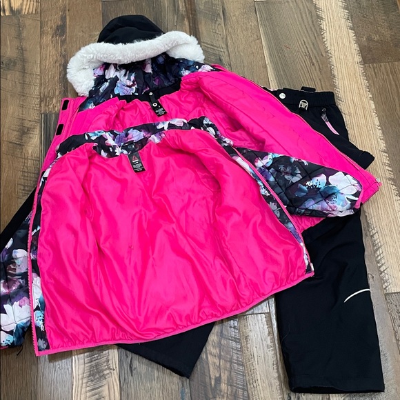 Gerry 3pc winter Snow SET coat jacket bibs girl 7-8 - Picture 2 of 11